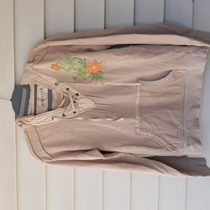 Magellan hoodie boho sweatshirt size small